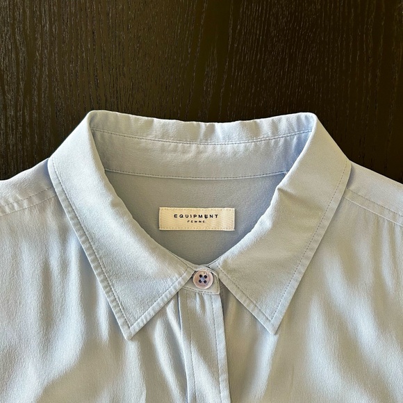 100% Silky Equipment Femme women blouse! - Picture 4 of 11